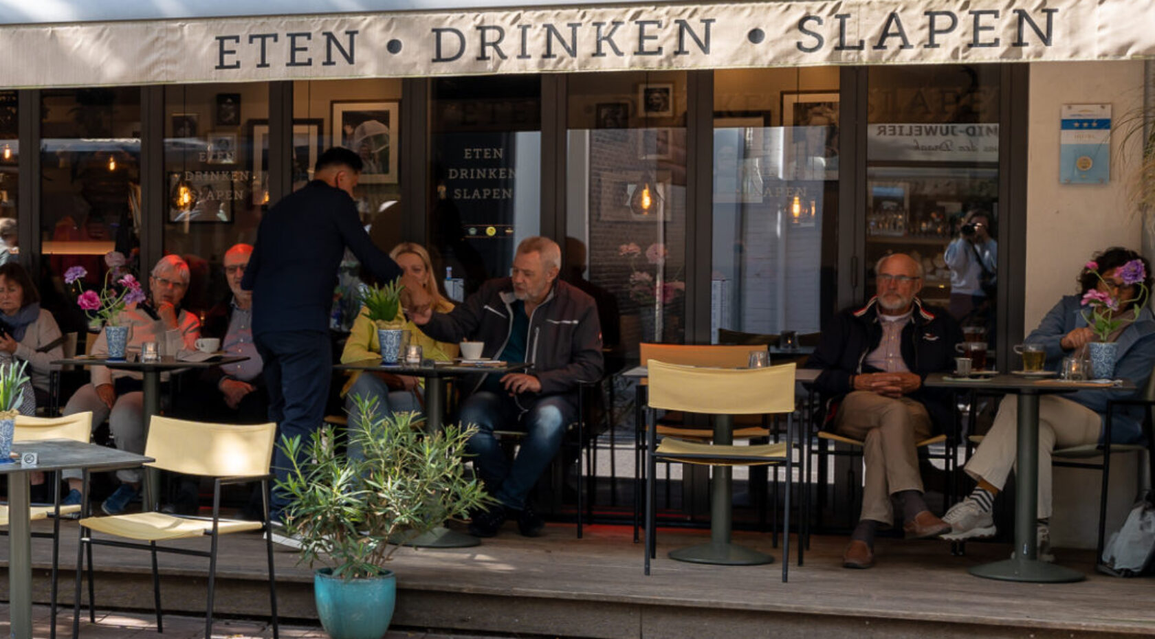 Overnachten in Domburg in de hoofdstraat